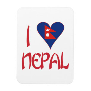 I Love Nepal Magnet