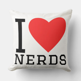 I love nerds cushion