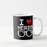 I Love Nerds I Heart Nerds For Science Book Knowle Coffee Mug<br><div class="desc">I Love Nerds I Heart Nerds For Science Book Knowledge Geeks</div>