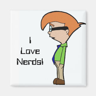 I Love Nerds! Magnet