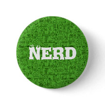 I Love Nerds Science Button