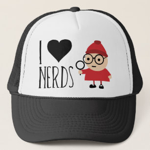 I Love Nerds Trucker Hat