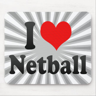 I love Netball Mouse Pad