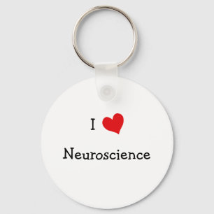 I Love Neuroscience Key Ring