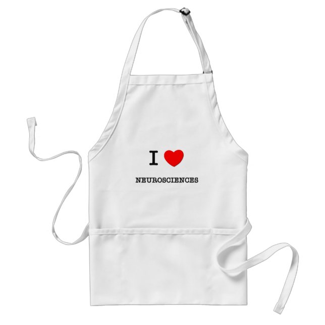 I Love NEUROSCIENCES Standard Apron (Front)