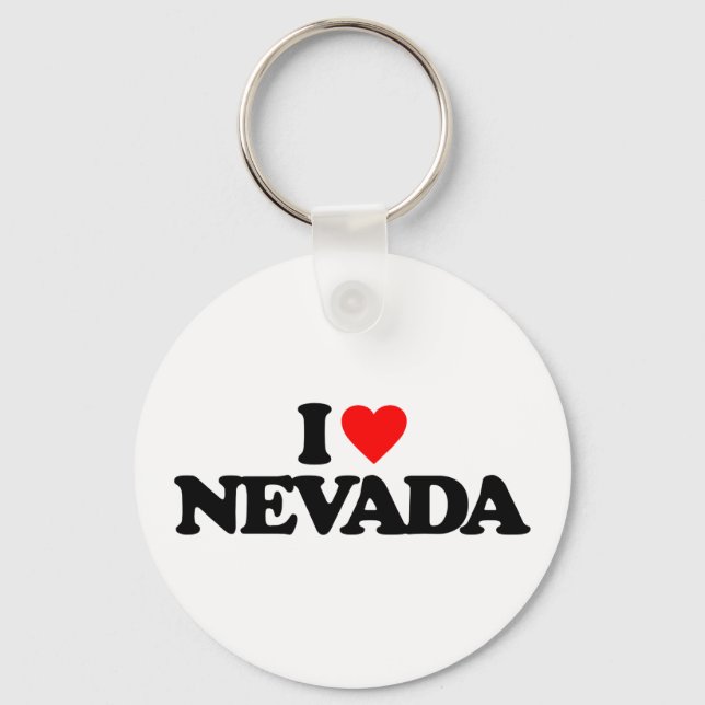 I LOVE NEVADA KEY RING (Front)