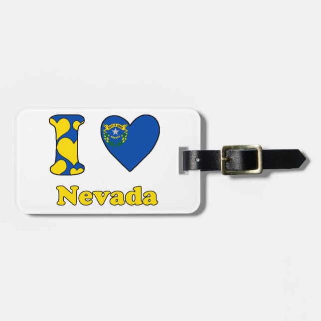 I love Nevada Luggage Tag (Front Horizontal)