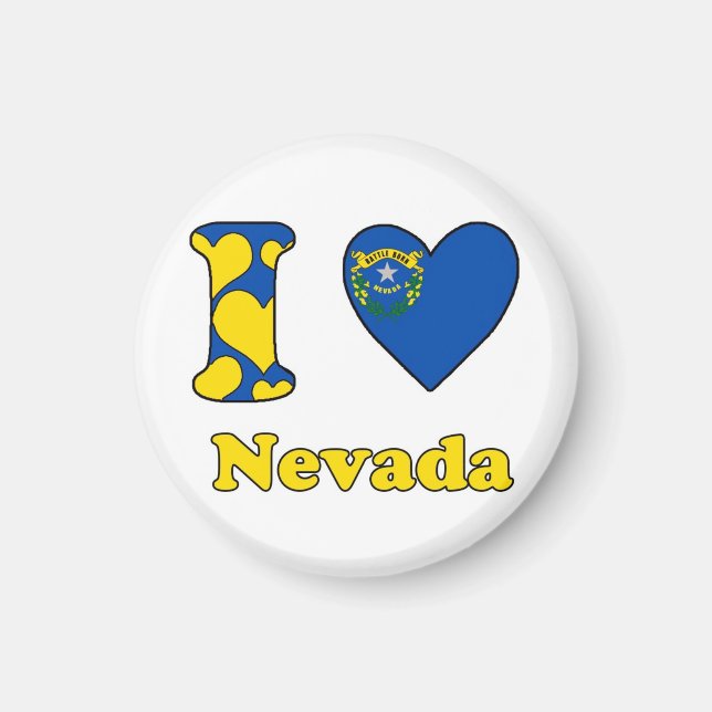 I love Nevada Magnet (Front)