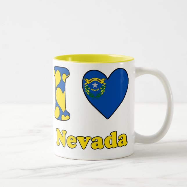 I love Nevada Two-Tone Coffee Mug (Right)