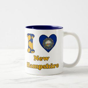 I love New Hampshire Two-Tone Coffee Mug