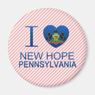 I Love New Hope, PA Magnet
