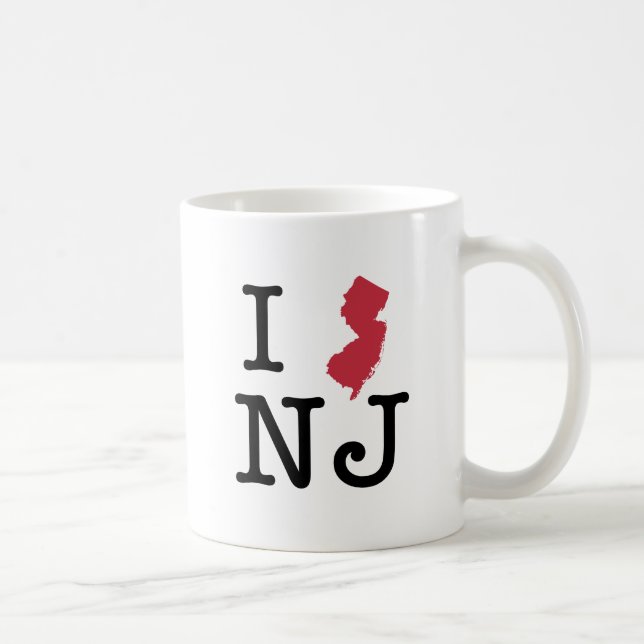 I Love New Jersey Coffee Mug (Right)