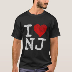 I Love New Jersey I Heart Nj T-Shirt