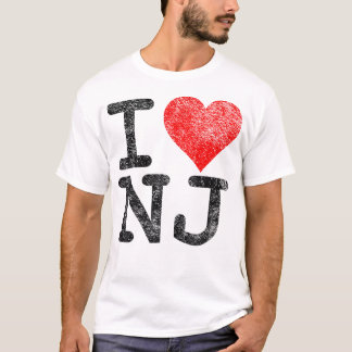 I Love New Jersey I Heart Nj  T-Shirt