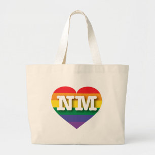 I love New Mexico Gay Pride Large Tote Bag