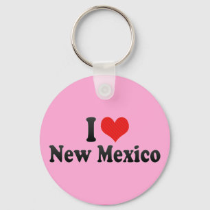 I Love  New Mexico Key Ring