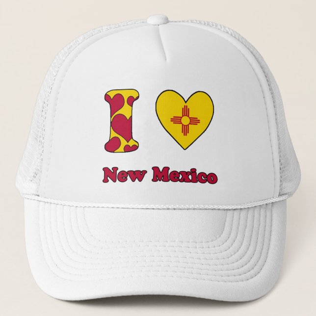 I love New Mexico Trucker Hat (Front)