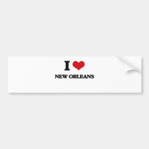 I love New Orleans Bumper Sticker