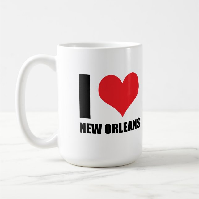 I love New Orleans Coffee Mug (Left)