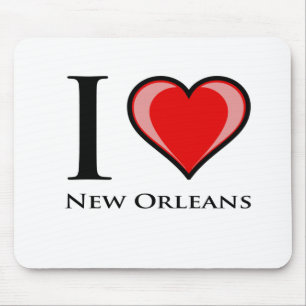 I Love New Orleans Mouse Pad