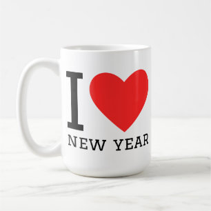 I love new year coffee mug