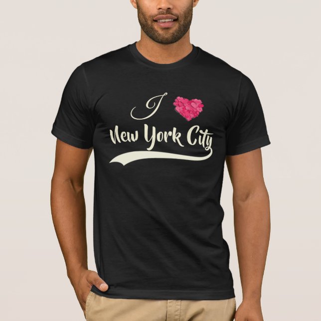 I Love New York City. Personalised T-Shirt (Front)