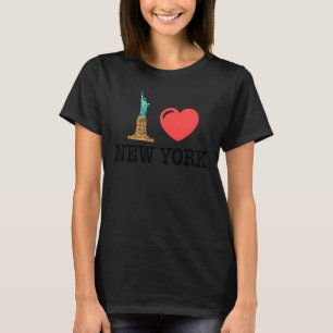 I Love New York City  Statue Of Liberty Heart Desi T-Shirt
