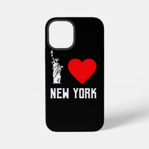 I Love New York Heart T‑Shirt Design iPhone 12 Mini Case