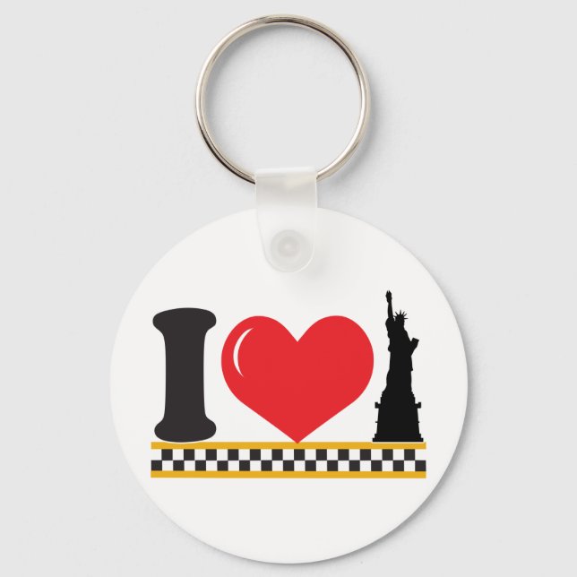 I Love New York Key Ring (Front)