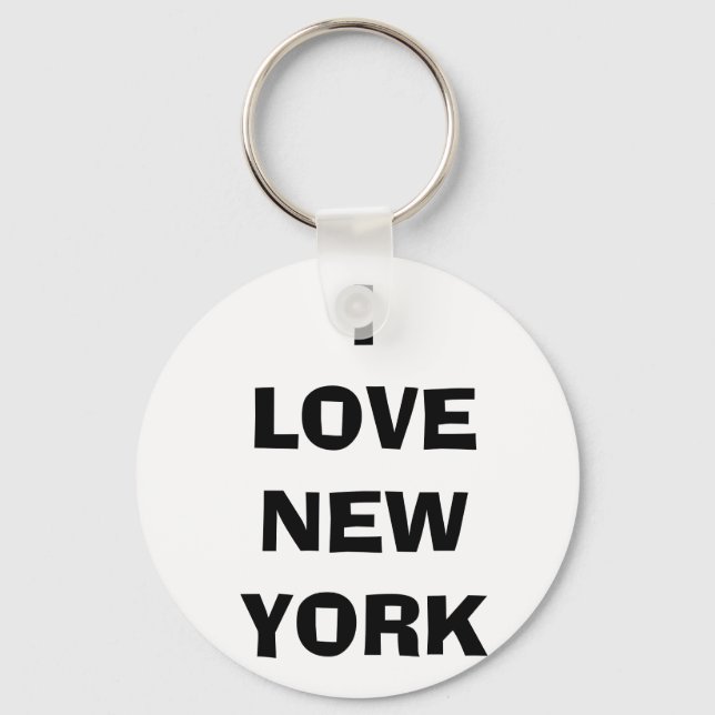 I LOVE NEW YORK KEY RING (Front)