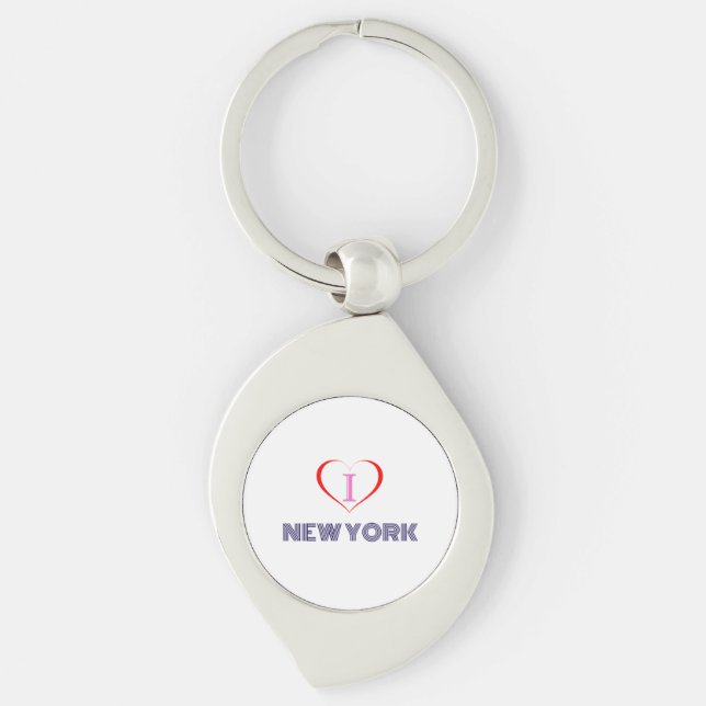 I Love New York Key Ring (Front)