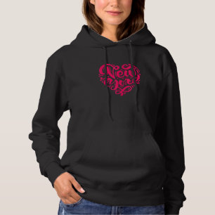 I Love New York Nueva York Womans New York City Gr Hoodie