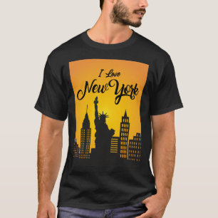 "I Love New York State of Mind", Love NYC Design T-Shirt