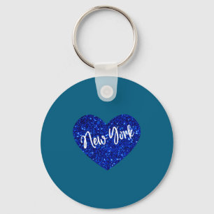 I Love New York Usa Heart Key Ring