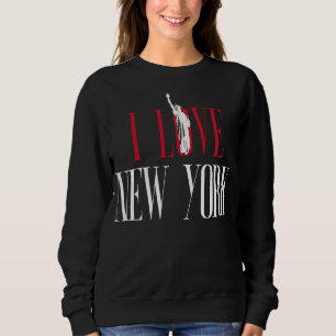 I Love New York with Statue of Liberty Sweatshirt