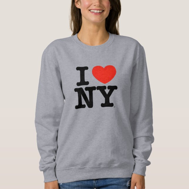 I Love New York Womens Sweatshirt (Front)