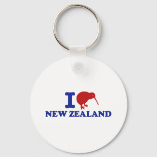 I Love New Zealand Key Ring