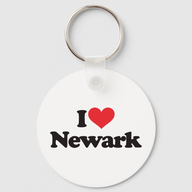 I Love Newark Key Ring (Front)