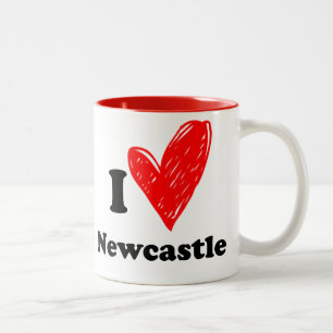 I love Newcastle Two-Tone Coffee Mug