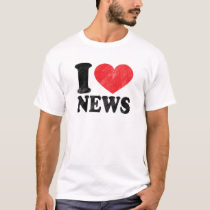 I Love News Basic T-Shirt