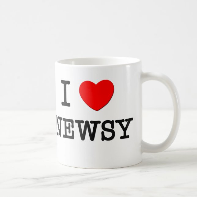 I Love Newsy Coffee Mug (Right)