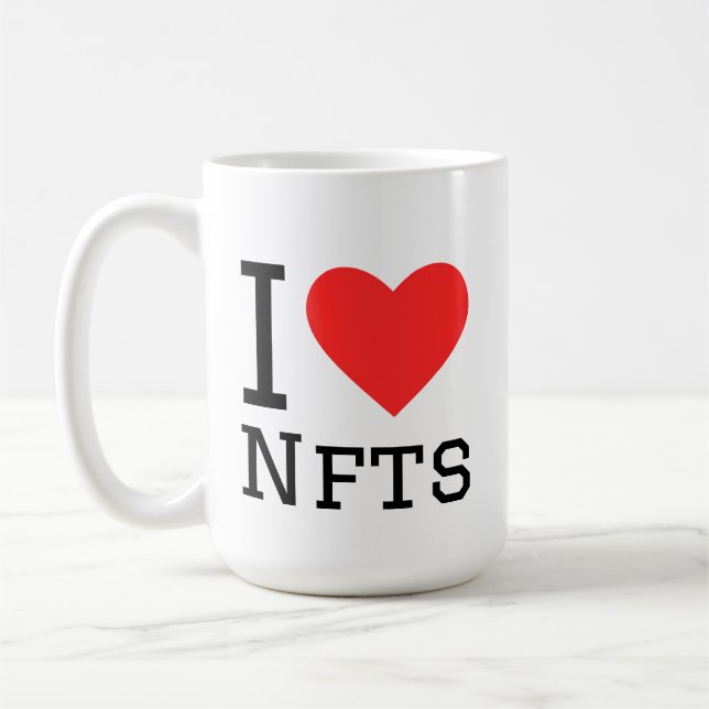 I love nfts coffee mug (Left)