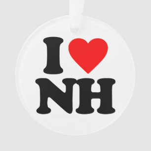 I LOVE NH ORNAMENT