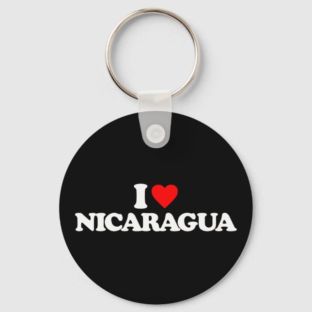 I LOVE NICARAGUA KEY RING (Front)