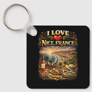 I Love Nice Key Ring