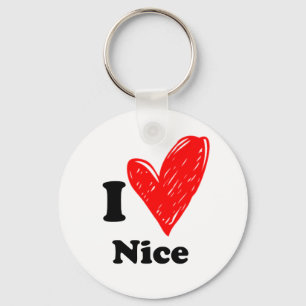 I love Nice Key Ring