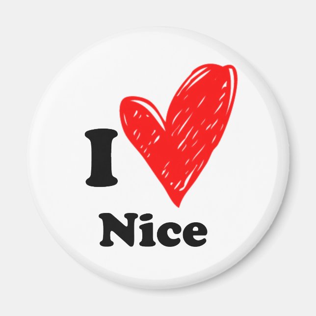 I love Nice Magnet (Front)