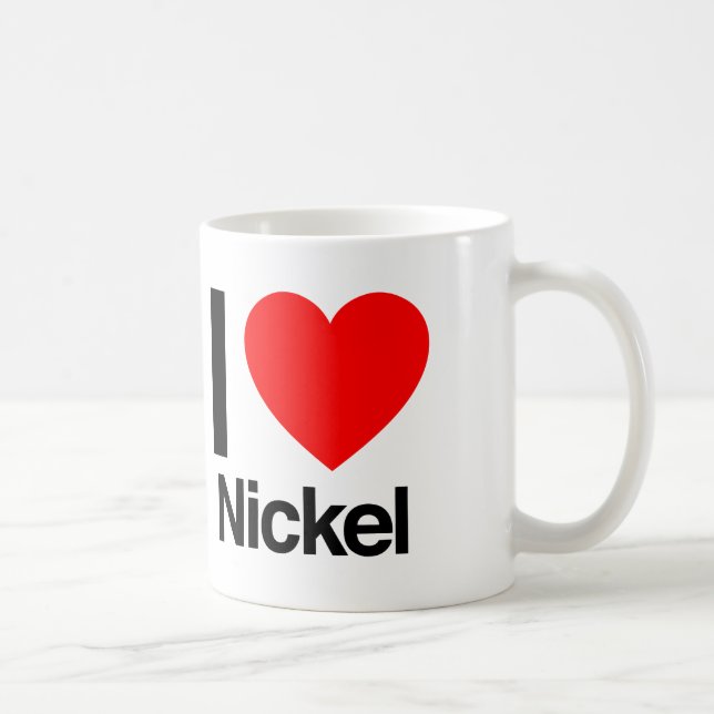 i love nickel coffee mug (Right)