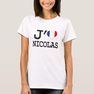 I love Nicolas T-Shirt