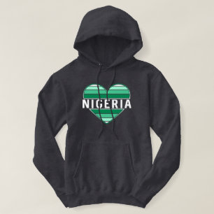 I Love Nigeria, Nigerian Heart Hoodie